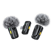 Hollyland Lark A2 Mini Duo (Space Gray, with USB-C RX) Wireless Microphone