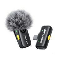 Hollyland Lark A2 Solo (Space Gray, with USB-C RX) Wireless Microphone